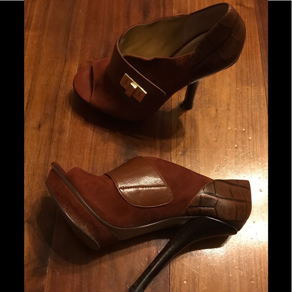 Women’s Nine West open toe heels Size 5
